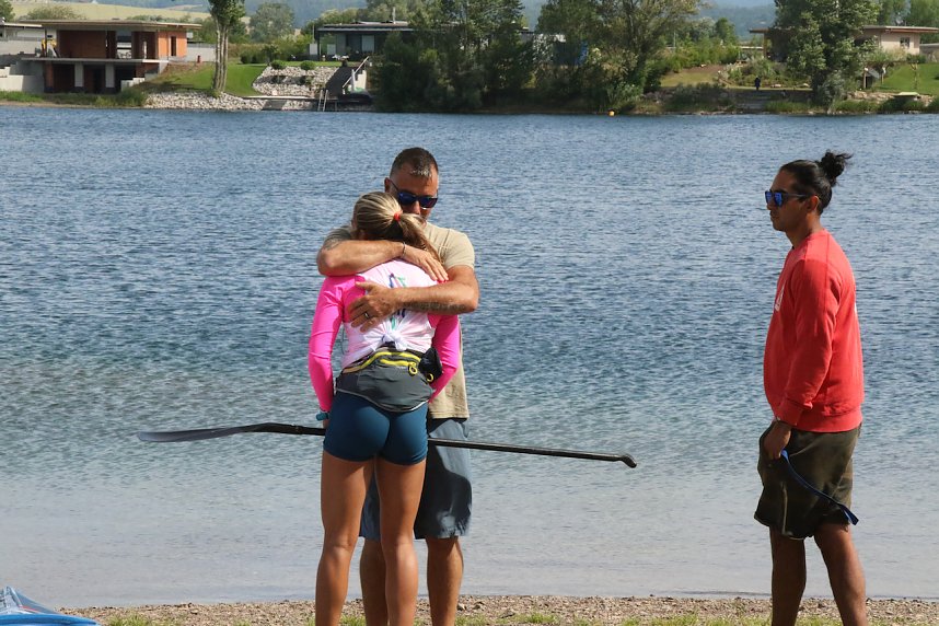 Grand Slam auf dem Wasser: beim EVN Sup Cup traf sich heute wieder die Elite der Stehpaddler auf dem Sundh&auml;user See