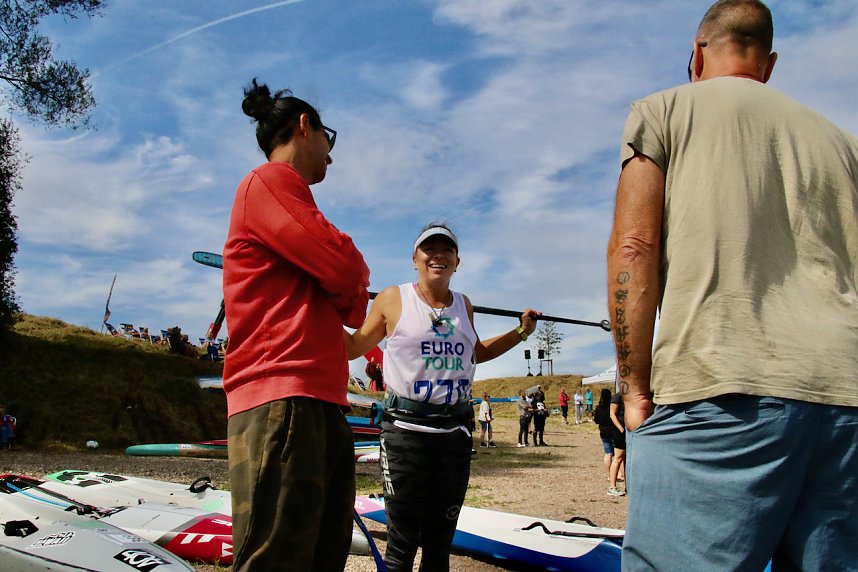Grand Slam auf dem Wasser: beim EVN Sup Cup traf sich heute wieder die Elite der Stehpaddler auf dem Sundh&auml;user See
