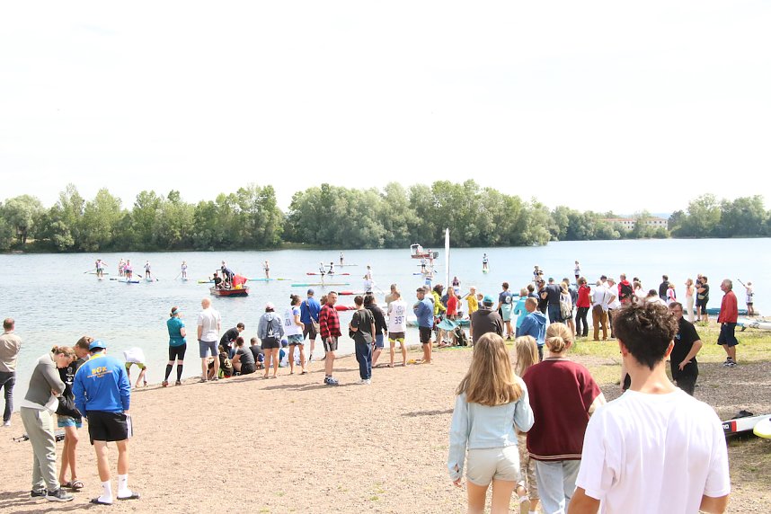 Grand Slam auf dem Wasser: beim EVN Sup Cup traf sich heute wieder die Elite der Stehpaddler auf dem Sundh&auml;user See