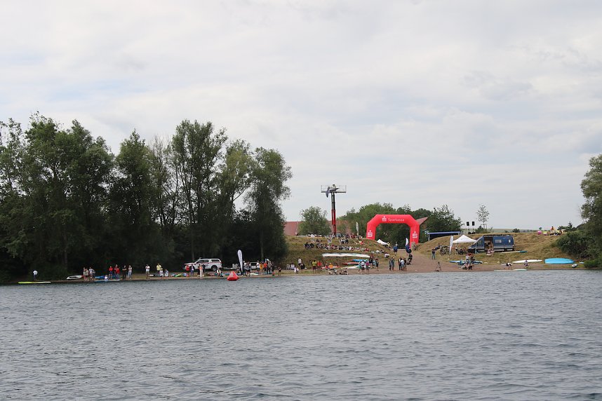 Grand Slam auf dem Wasser: beim EVN Sup Cup traf sich heute wieder die Elite der Stehpaddler auf dem Sundh&auml;user See