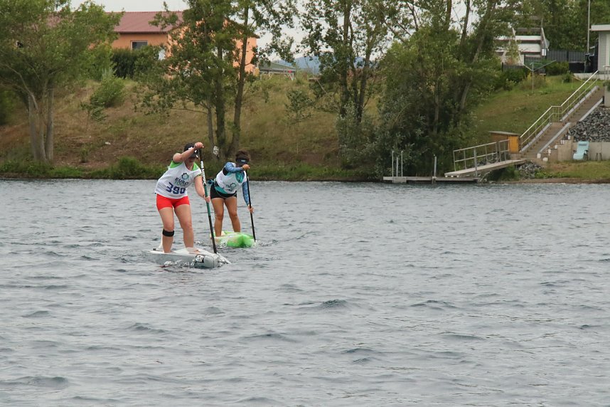 Grand Slam auf dem Wasser: beim EVN Sup Cup traf sich heute wieder die Elite der Stehpaddler auf dem Sundh&auml;user See
