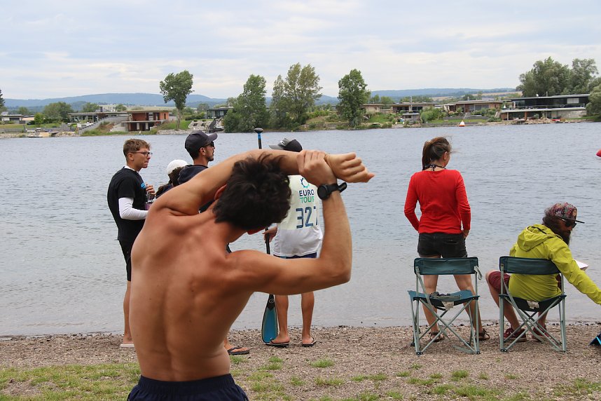 Grand Slam auf dem Wasser: beim EVN Sup Cup traf sich heute wieder die Elite der Stehpaddler auf dem Sundh&auml;user See