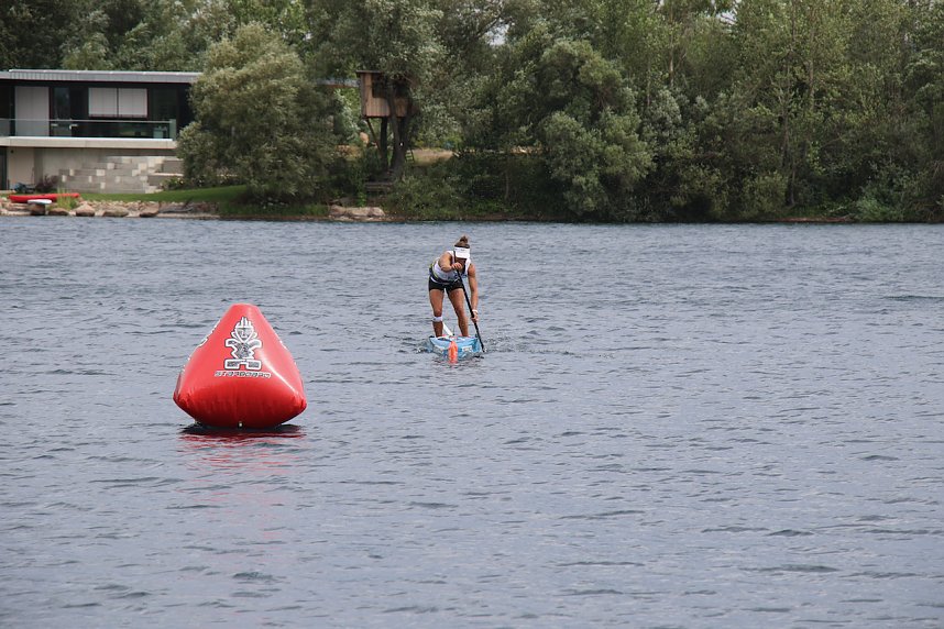 Grand Slam auf dem Wasser: beim EVN Sup Cup traf sich heute wieder die Elite der Stehpaddler auf dem Sundh&auml;user See