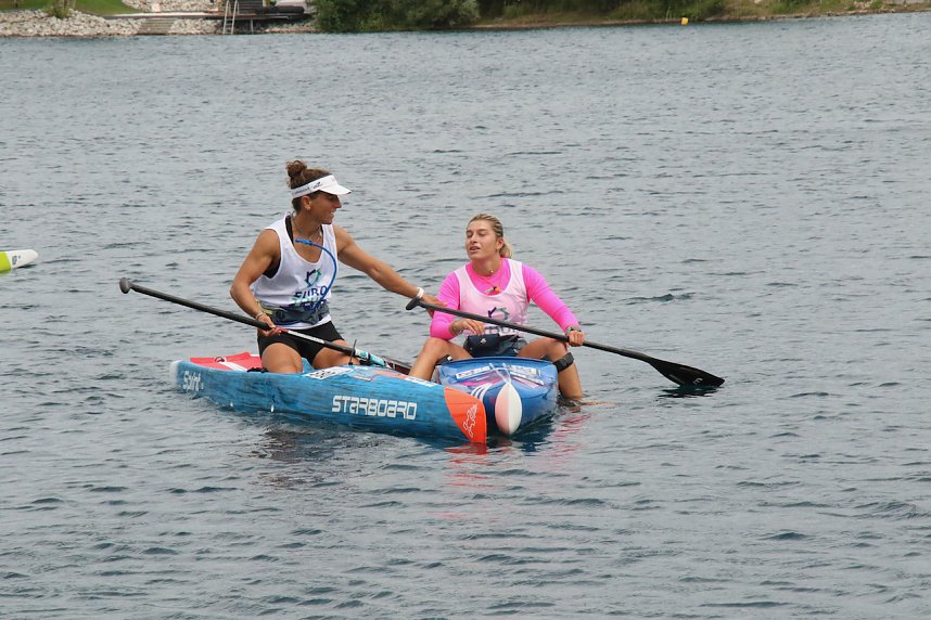 Grand Slam auf dem Wasser: beim EVN Sup Cup traf sich heute wieder die Elite der Stehpaddler auf dem Sundh&auml;user See