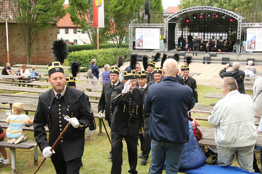 Er&ouml;ffnung des Bleicher&ouml;der Bergmannsfestes
