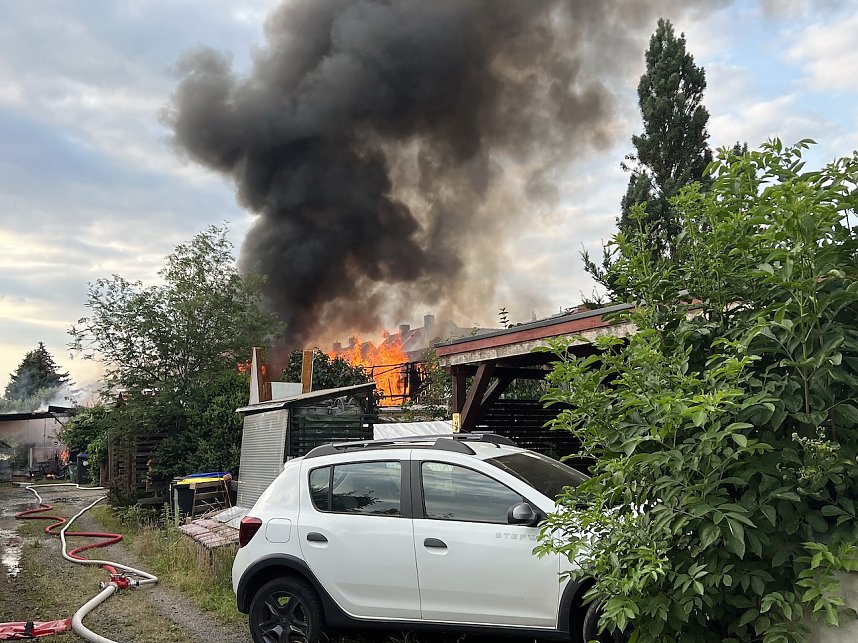 Fotos vom Feuer in Salza