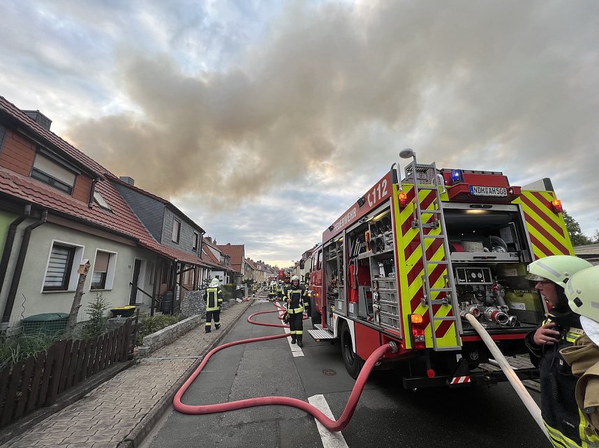 Fotos vom Feuer in Salza