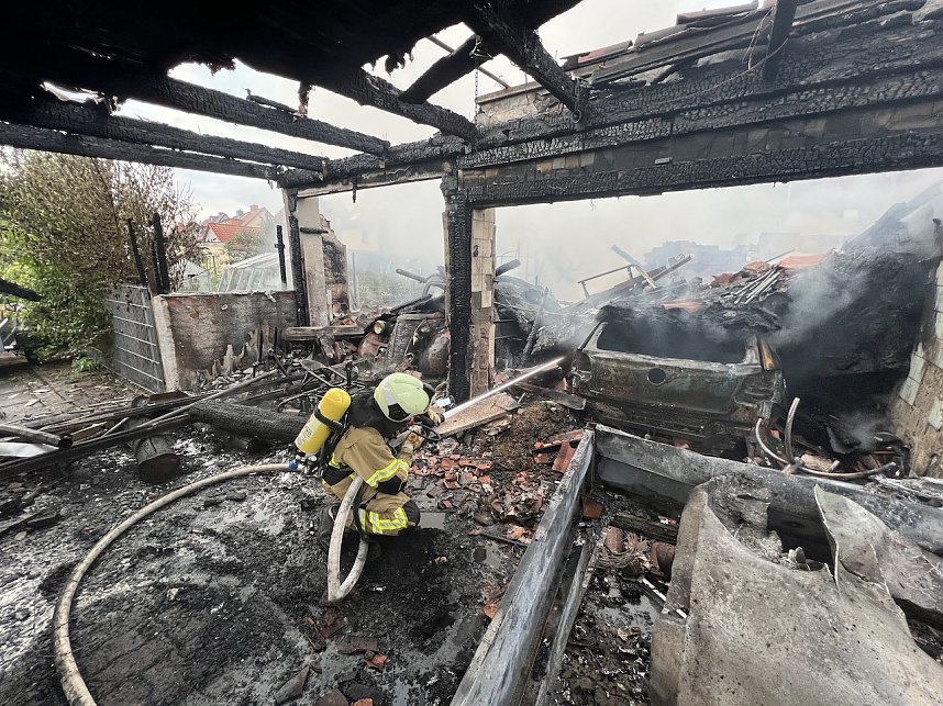 Fotos vom Feuer in Salza