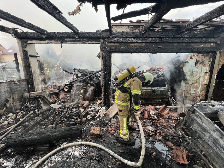 Fotos vom Feuer in Salza