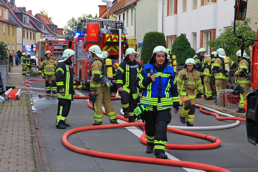 Fotos vom Feuer in Salza