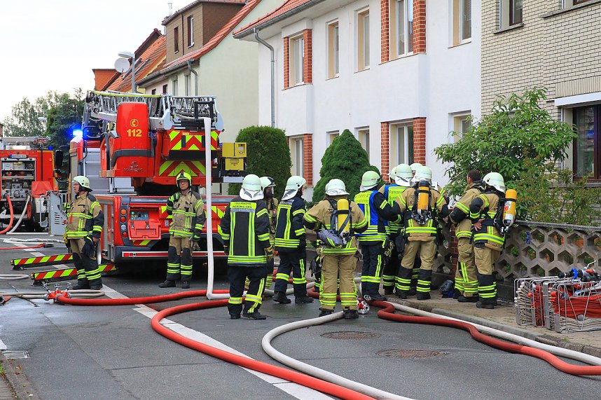 Fotos vom Feuer in Salza