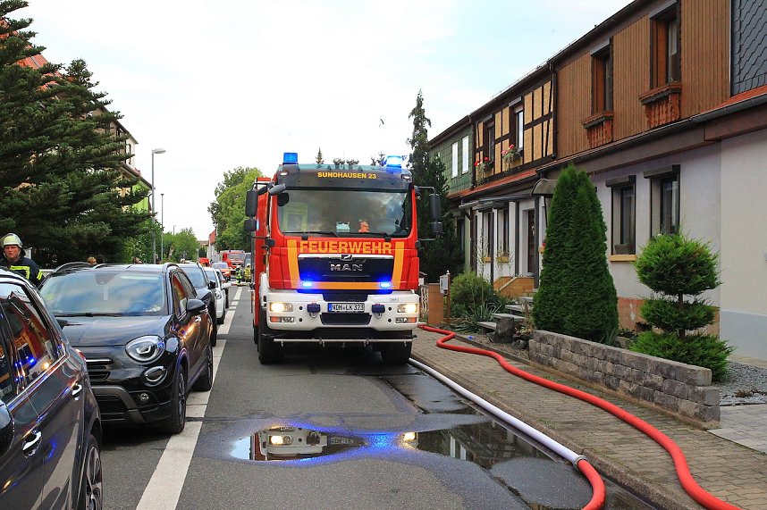 Fotos vom Feuer in Salza