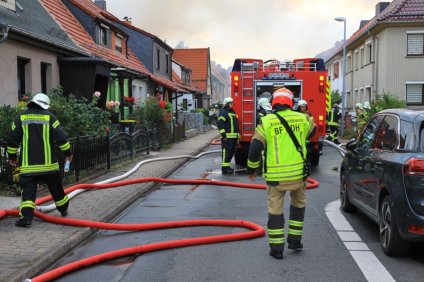 Fotos vom Feuer in Salza