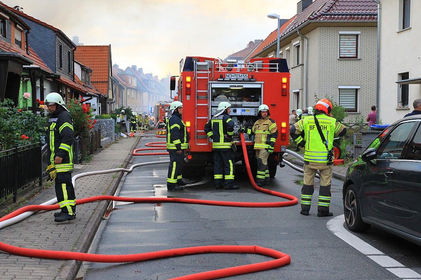 Fotos vom Feuer in Salza