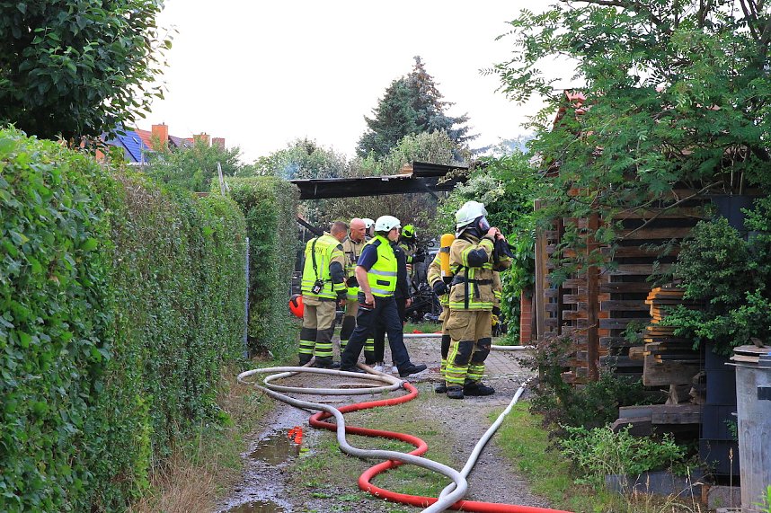 Fotos vom Feuer in Salza
