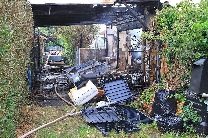 Fotos vom Feuer in Salza