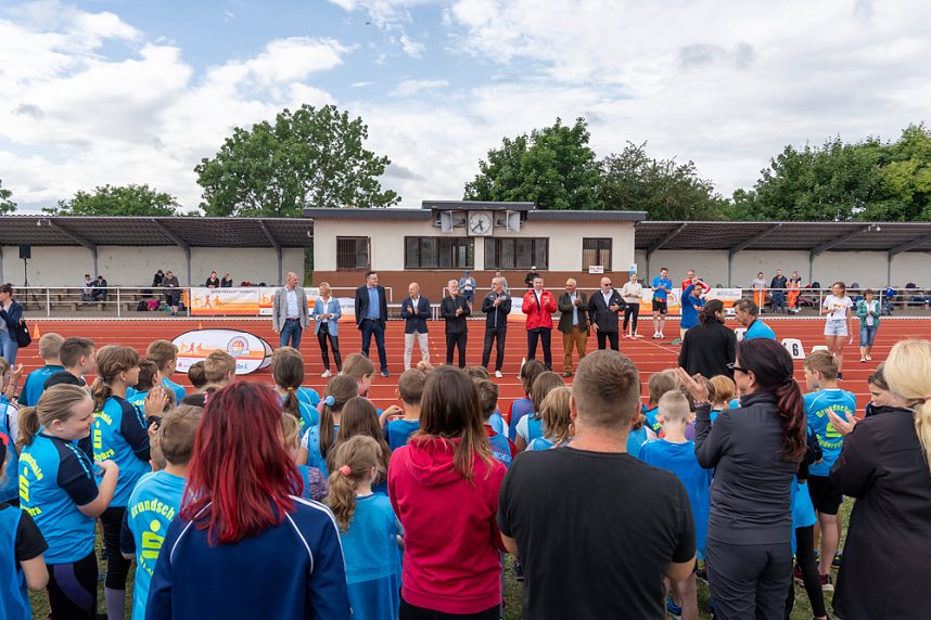 Sportabzeichen-Tour des Deutschen Olympischen Sportbundes macht Halt in Nordhausen