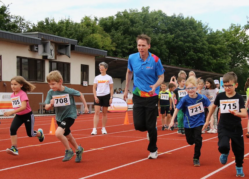 Sportabzeichen-Tour des Deutschen Olympischen Sportbundes macht Halt in Nordhausen