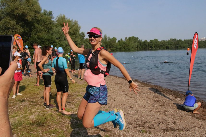 Die ersten Wettk&auml;mpfe beim Scheunenhof-Triathlon