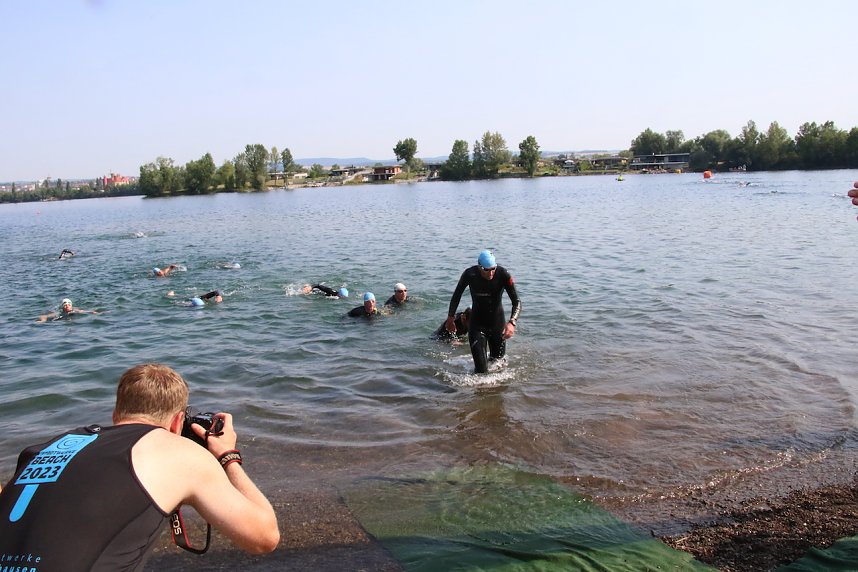 Die ersten Wettk&auml;mpfe beim Scheunenhof-Triathlon