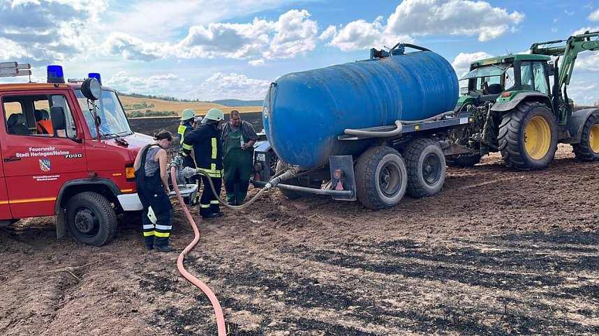 Feuer in der Goldenen Aue