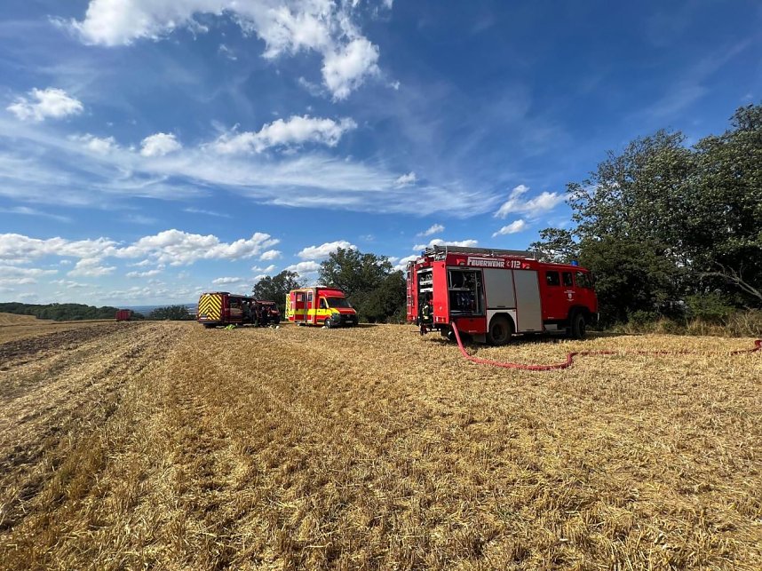 Feuer in der Goldenen Aue
