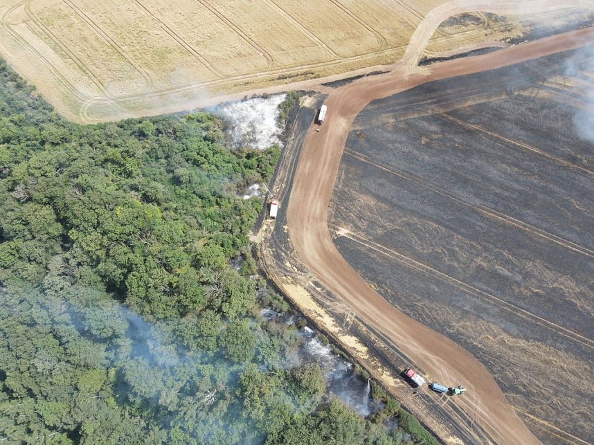 Feuer in der Goldenen Aue