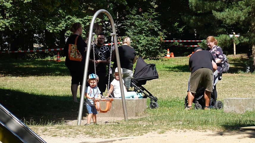 Der Vormittag des Parknicks geh&ouml;rte bereits den Familien