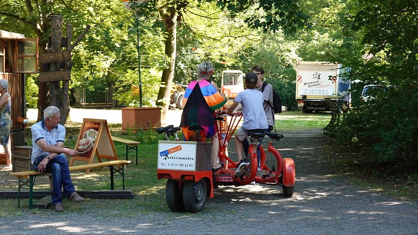 Der Vormittag des Parknicks geh&ouml;rte bereits den Familien