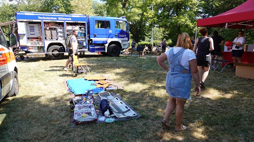 Der Vormittag des Parknicks geh&ouml;rte bereits den Familien