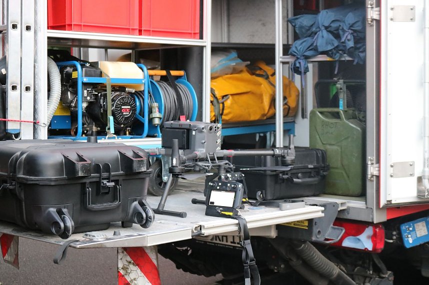 Einsatz&uuml;bung in Nordhausen