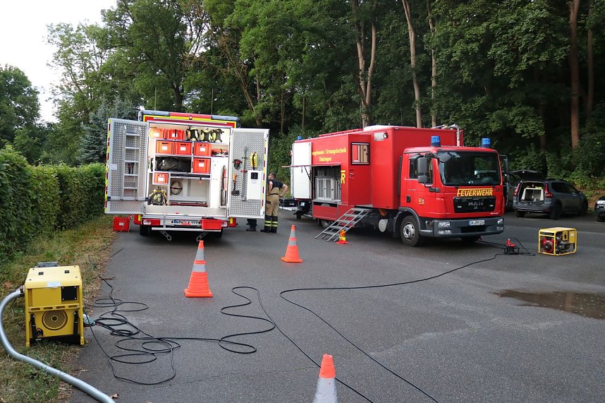 Einsatz&uuml;bung in Nordhausen