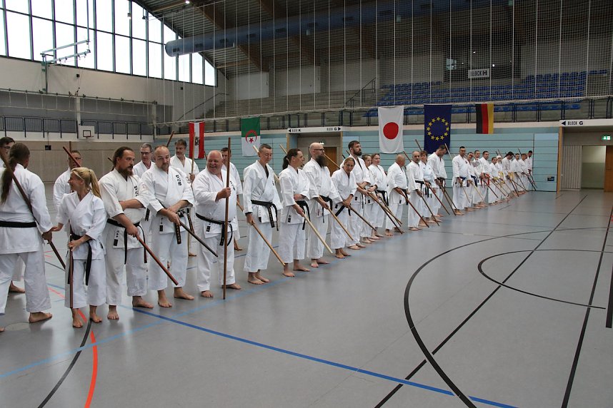 Internationales Karate-Training in der Wiedigsburg-Halle