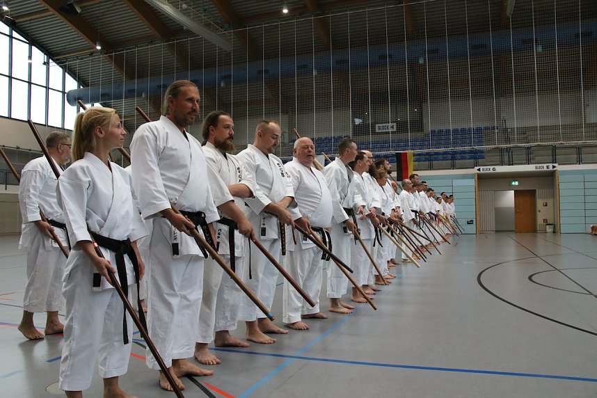Internationales Karate-Training in der Wiedigsburg-Halle