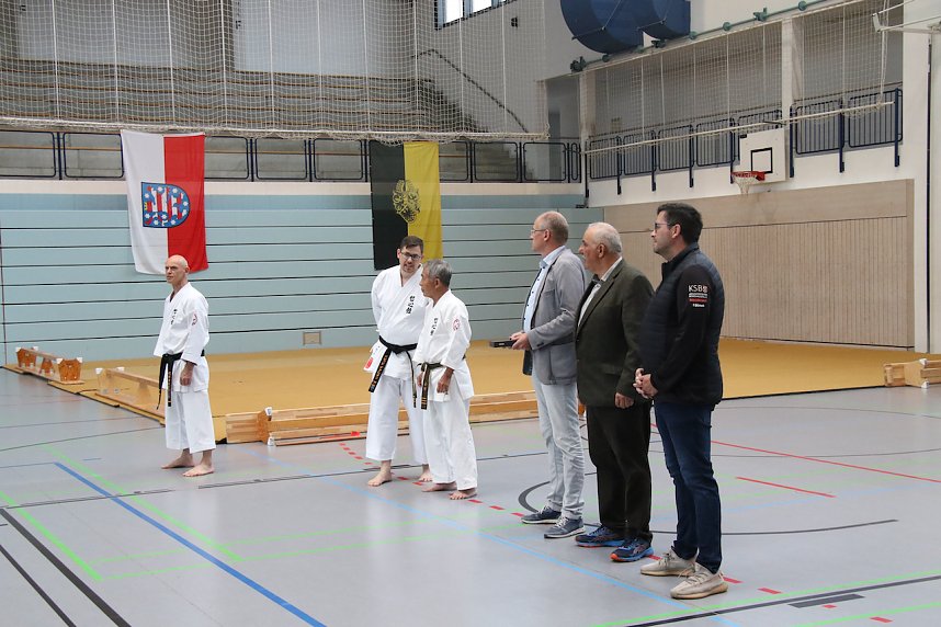 Internationales Karate-Training in der Wiedigsburg-Halle