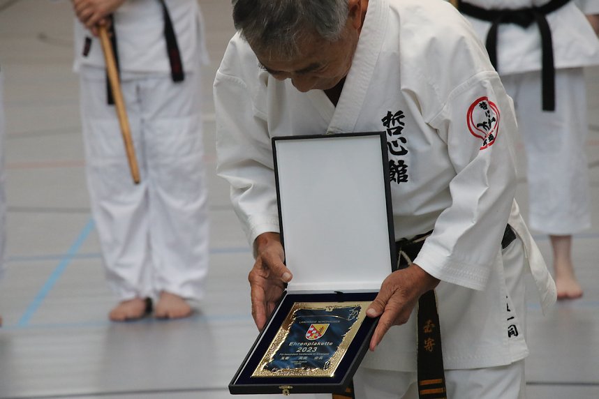 Internationales Karate-Training in der Wiedigsburg-Halle