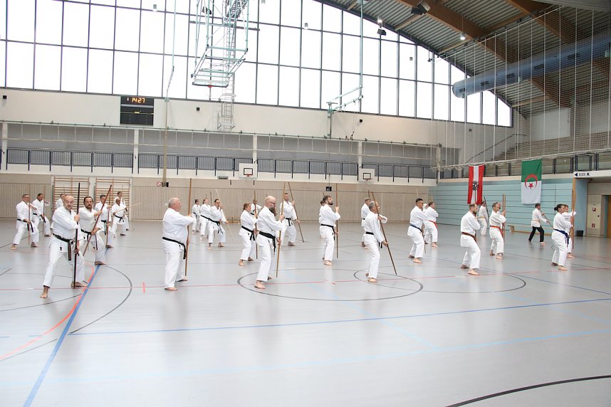 Internationales Karate-Training in der Wiedigsburg-Halle