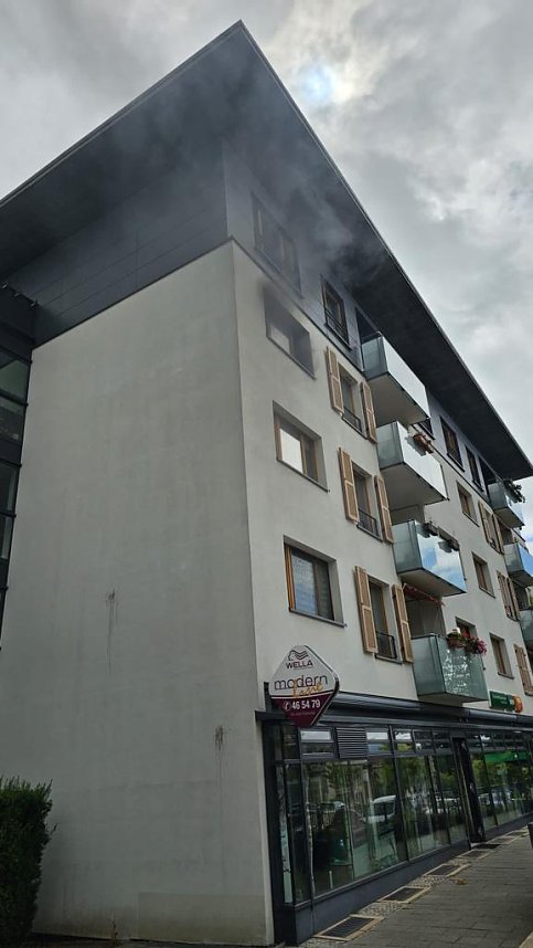 Feuerwehreinsatz in der Rautenstra&szlig;e 16