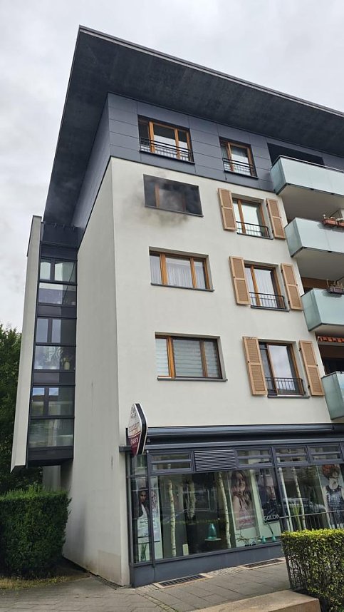 Feuerwehreinsatz in der Rautenstra&szlig;e 16