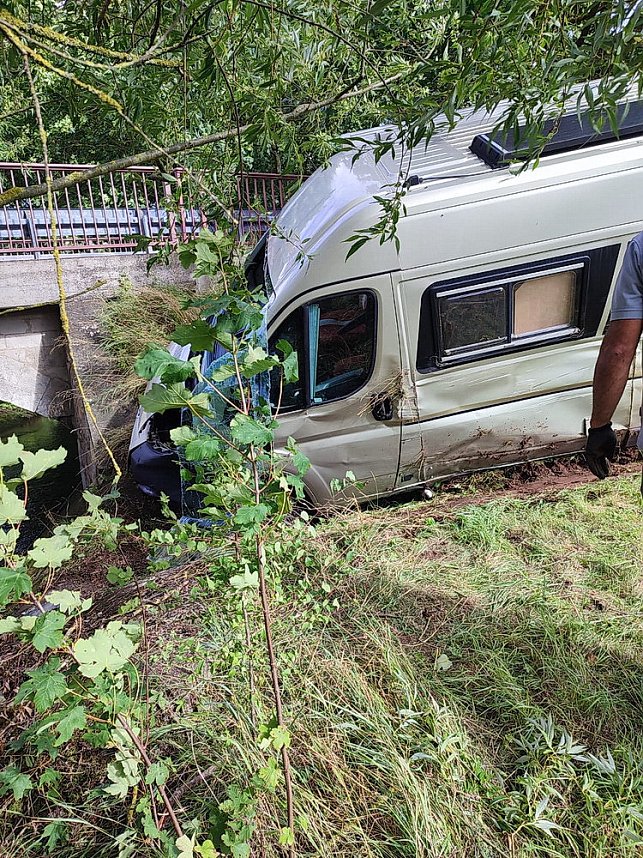 Wohnmobil verungl&uuml;ckt