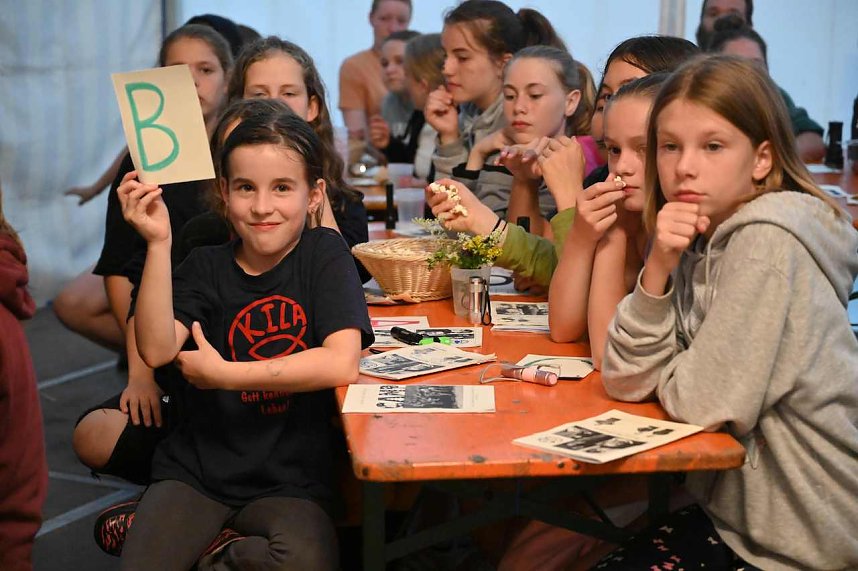 Letzter Tag des Handwerkercamps