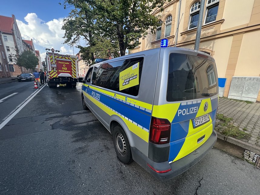 Feuerwehrunfall in Nordhausen