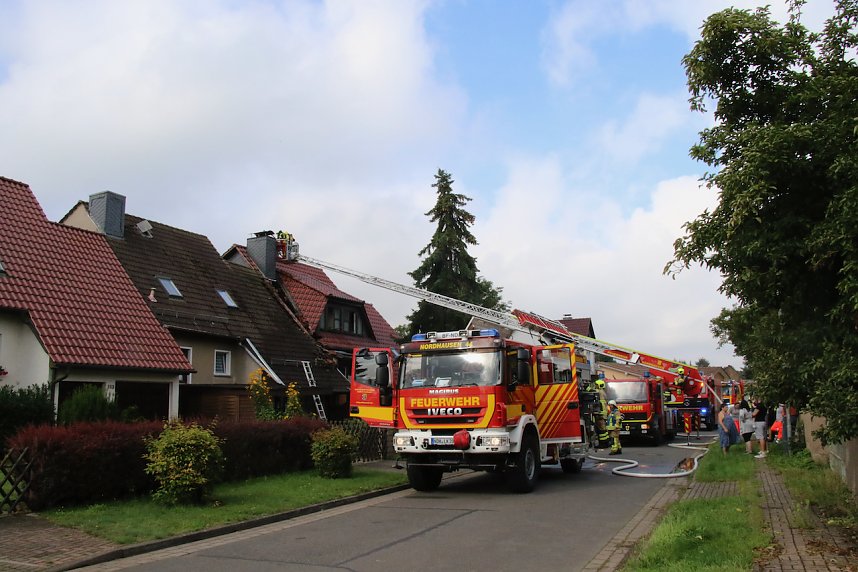 Feuerwehreinsatz in Bielen