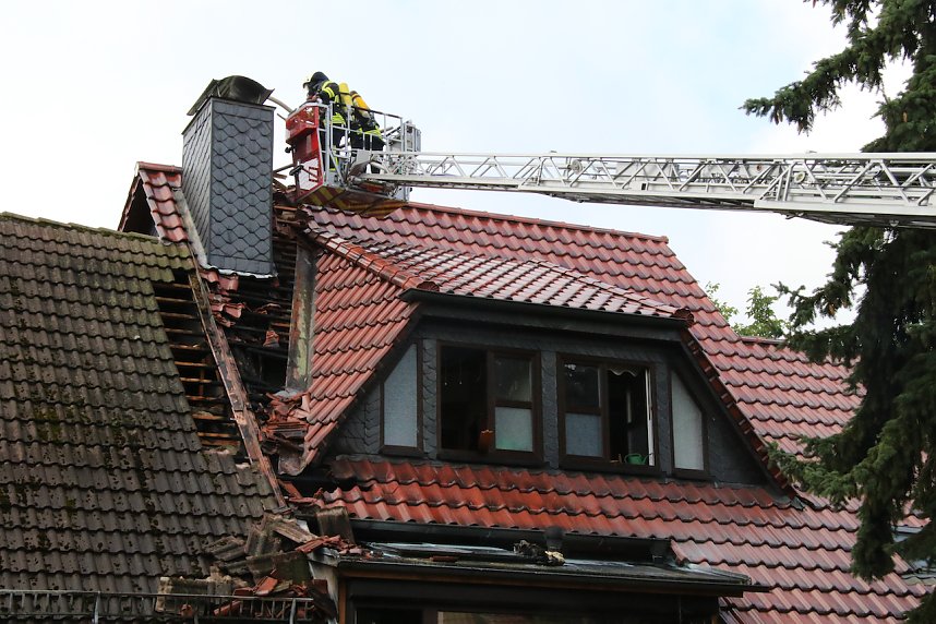 Feuerwehreinsatz in Bielen
