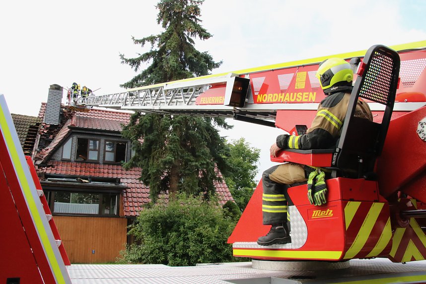 Feuerwehreinsatz in Bielen