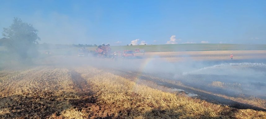 Feldbrand bei Kleinwechsungen