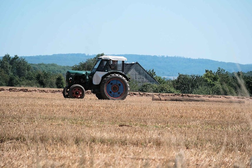 Peter Blei unterwegs auf dem Schleppertreffen in Herrmannsacker