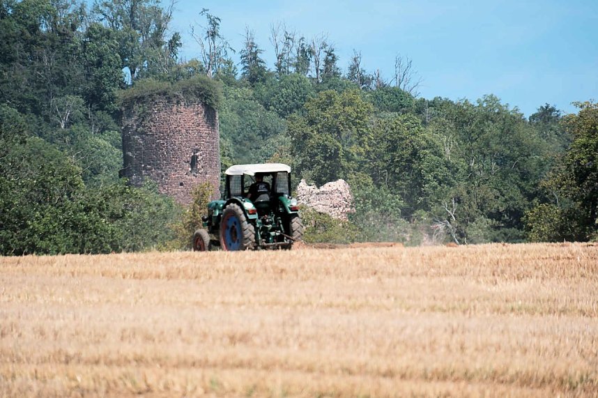 Peter Blei unterwegs auf dem Schleppertreffen in Herrmannsacker