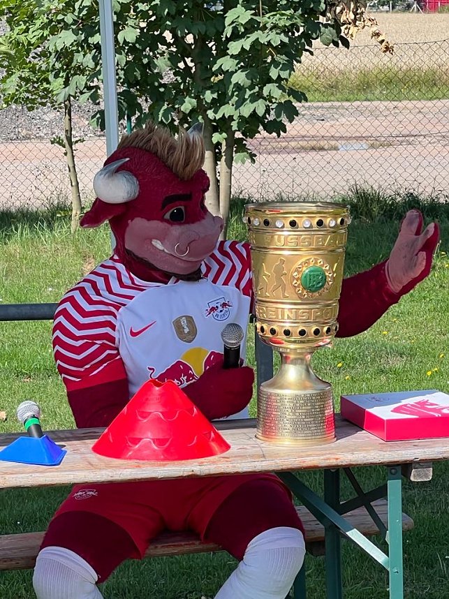 RB Leipzig Fussball-Trainingscamp beim VfB in Werther