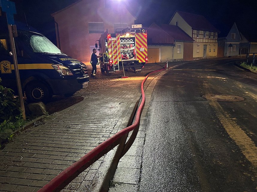 Sch&auml;den der Unwetter gestern und heute Morgen